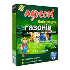 Удобрение для газонов Super 20.5.9,4+Mg+Fe Agrecol