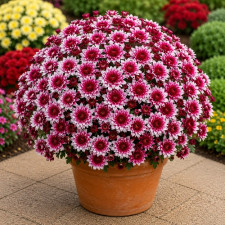 Хризпнтема мультифлора Lively Pink Bicolor