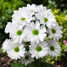 Хризантема веточная Resq White