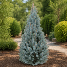 Ялина блакитна Iseli Fastigiate