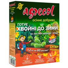 Удобрение для хвойных осеннее 0.0.25 1.2 кг Agrecol