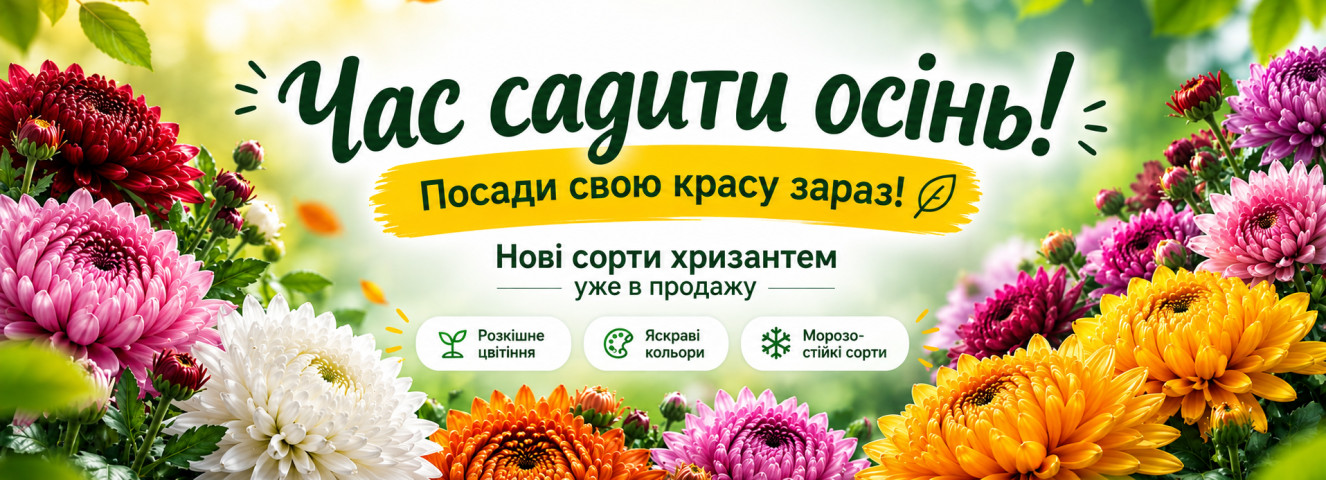 Хризантемы в продаже